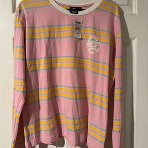Zumiez Pastel Striped Long Sleeve Tee